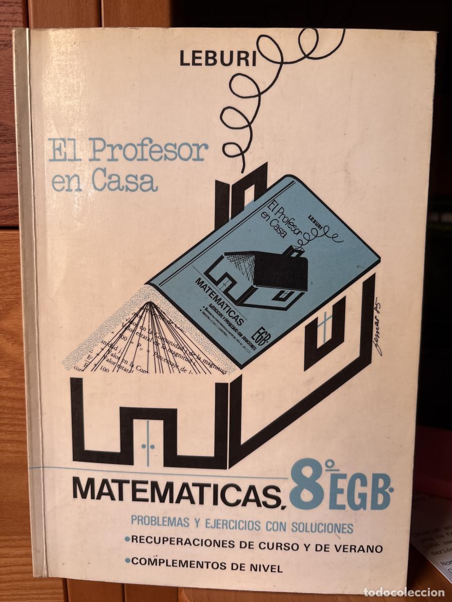 Livres: El profesor en casa. Matem&aacute;ticas 8&ordm; EGB - tdk391