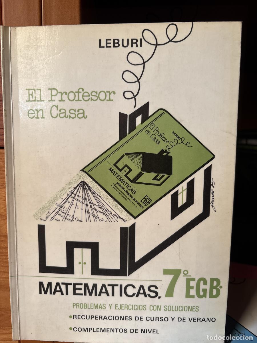 Livres: El profesor en casa. Matem&aacute;ticas 7&ordm; EGB - tdk391