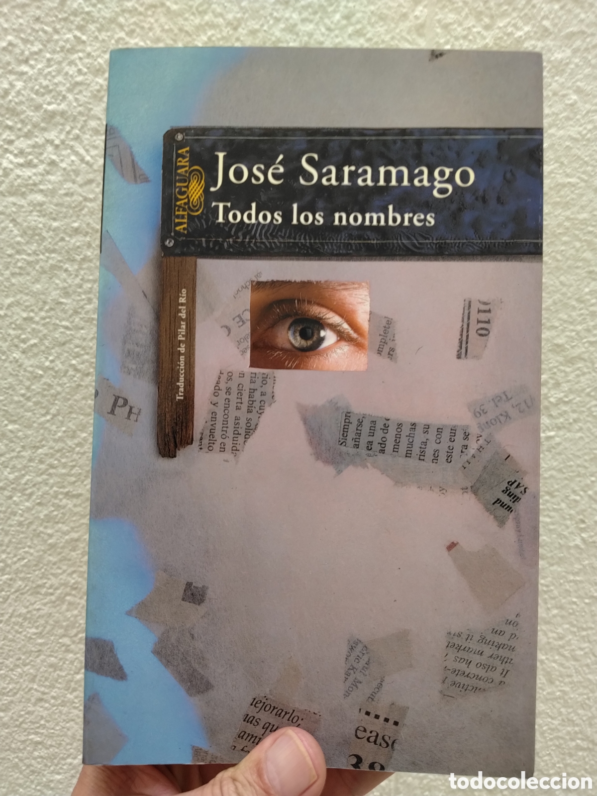 Libri di seconda mano: FIRMA DE JOSE SARAMAGO - TODOS LOS NOMBRES- ALFAGUARA- 1&ordf; EDICI&Oacute;N EN ESPA&Ntilde;OL