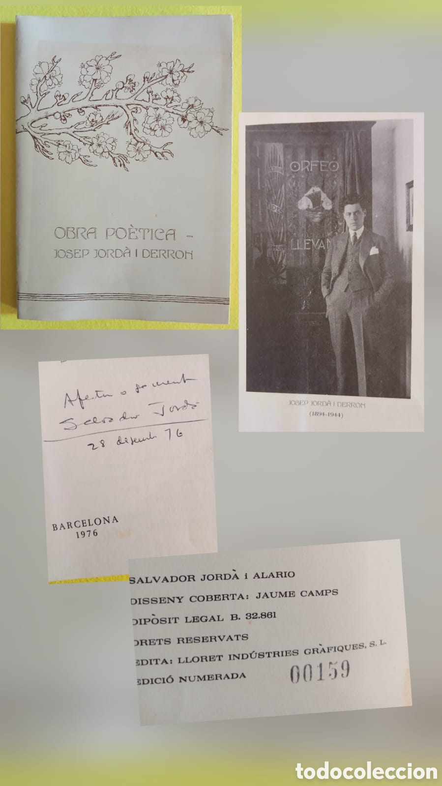 Libros: obra po&egrave;tica Josep Jord&agrave; i Derron