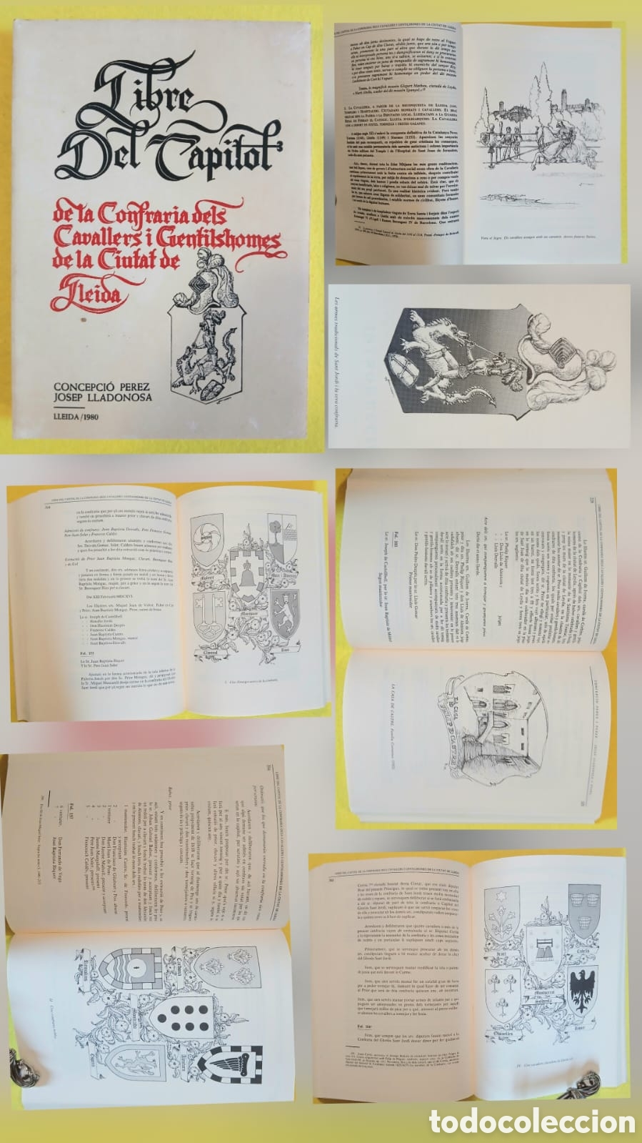 Libros: Libre Del Capitol de la Confraria dels Cavallers i Gentilshomes de la Ciutat de lleida