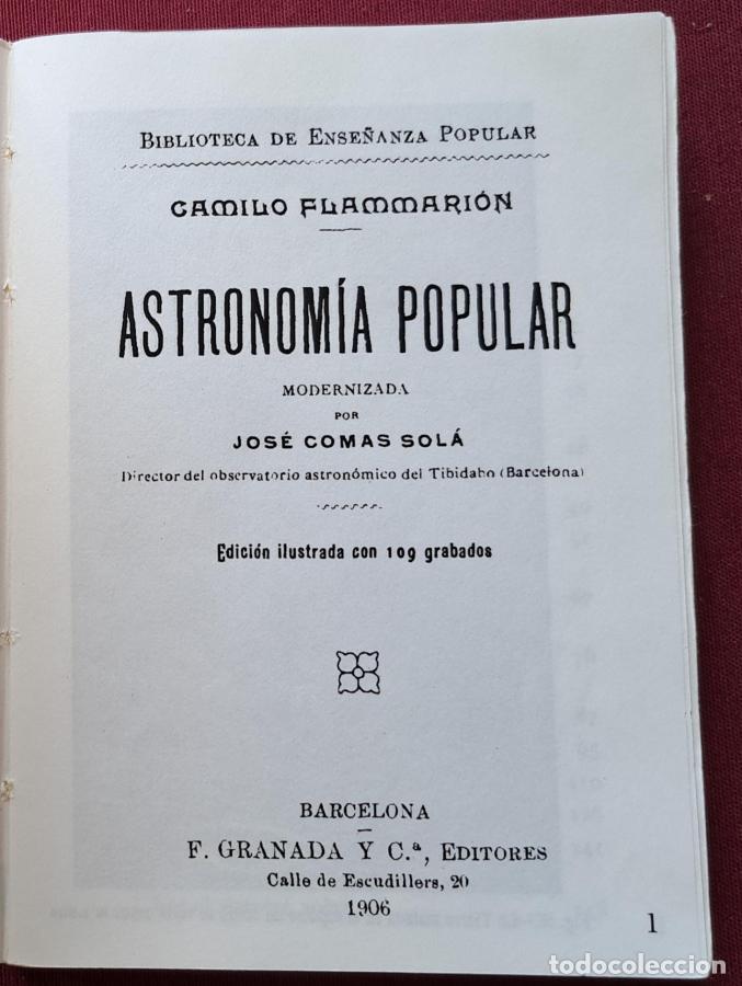 Libros: Astronom&iacute;a popular - Flammarion, Camilo - Foto 2