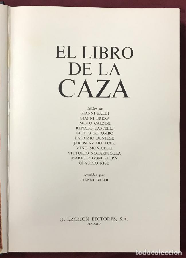 Libros: El libro de la caza - VV.AA. - Foto 2