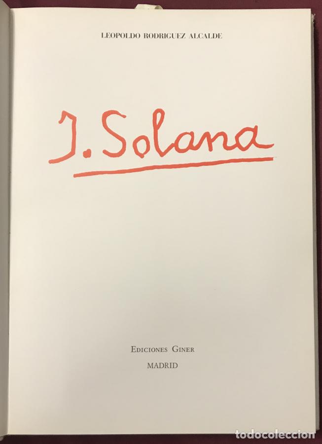 Libros: J. Solana - Rodr&iacute;guez Alcalde, Leopoldo - Foto 2
