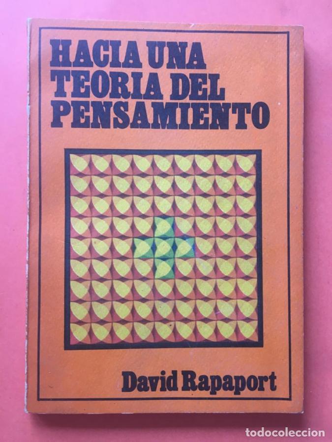 Libros: Hacia una teor&iacute;a del pensamiento - Rapaport, David