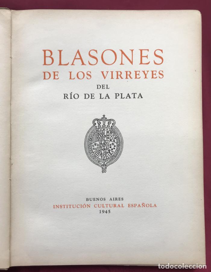 Libros: Blasones de los Virreyes del R&iacute;o de la Plata - ,