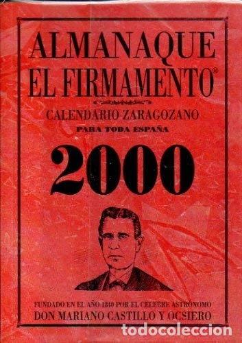books: Almanaque El Firmamento. Calendario Zaragozano para toda Espa&ntilde;a 2000- 9788493077402