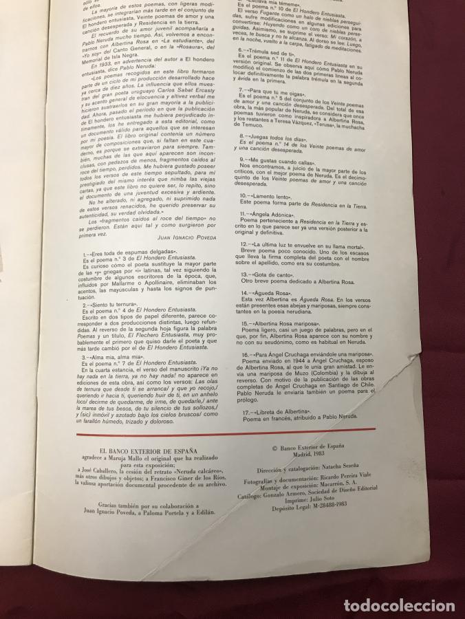 Libros: Cartas y poemas de juventud - Neruda, Pablo - Foto 3