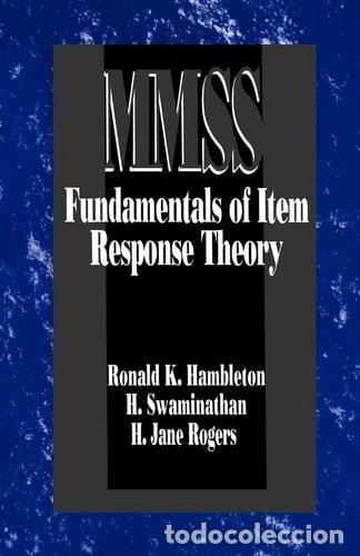 Libros: Fundamentals of Item Response Theory- 9780803936478