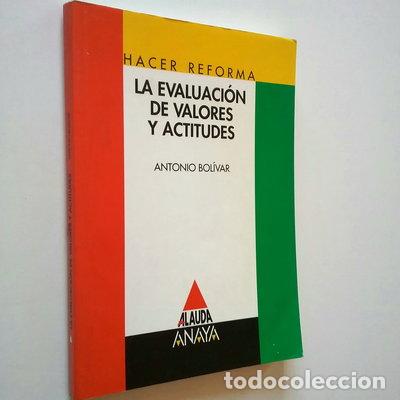 Libros: La evaluaci&oacute;n de valores y actitudes- 9788420761527