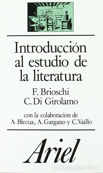 Libros: Introducci&oacute;n al estudio de la literatura- 9788434483880