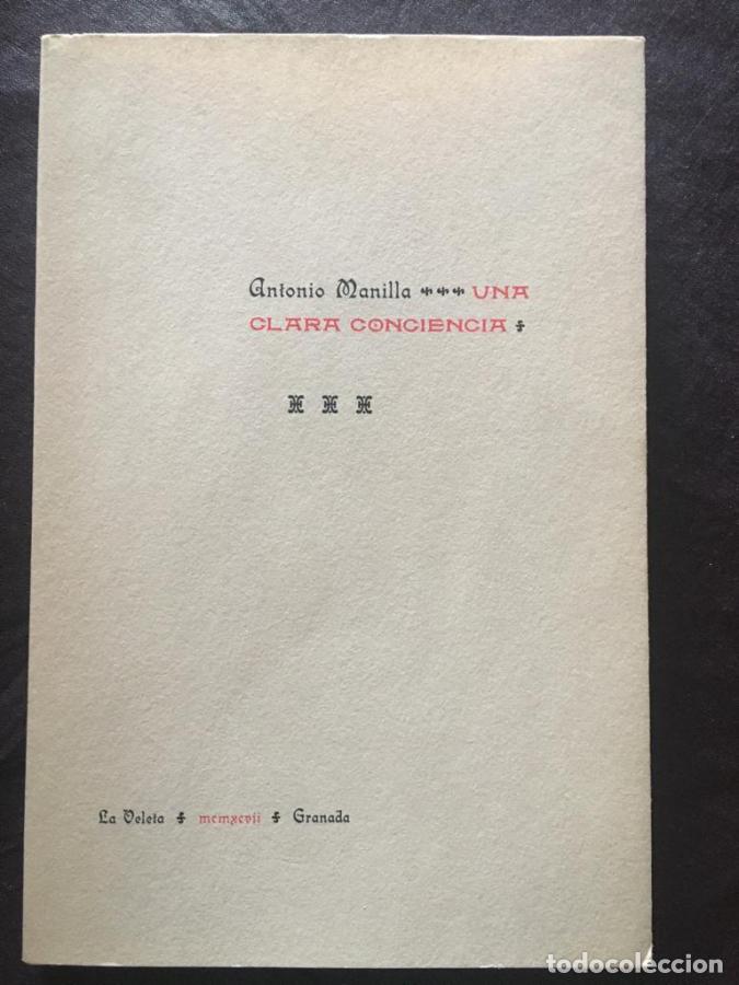 Livres: Una clara conciencia - Manila, Antonio