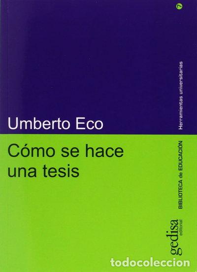 Libros: C&oacute;mo se hace una tesis- 9788474328967