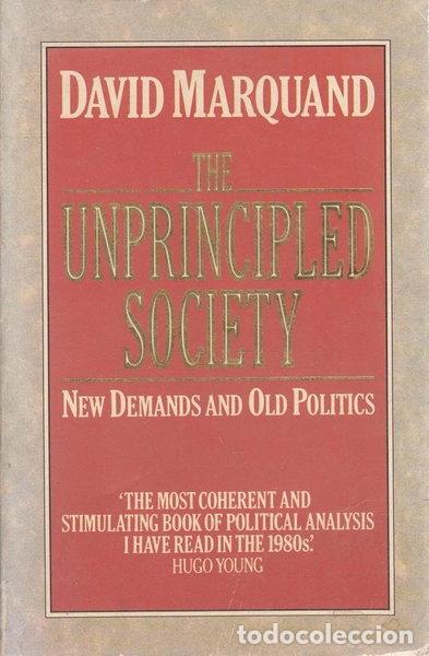 Livros em segunda m&atilde;o: The Unprincipled Society- 9780006861539