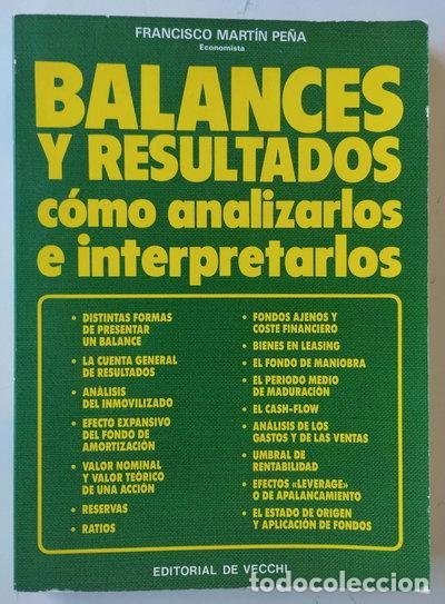Libros: Balances y resultados como analizarlos e interpretarlos- 9788431507787