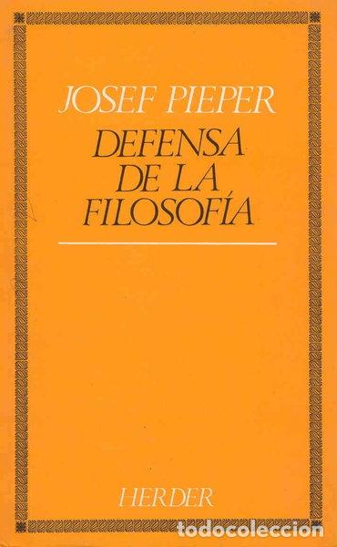 Livres: Defensa de la filosof&iacute;a- 9788425408069