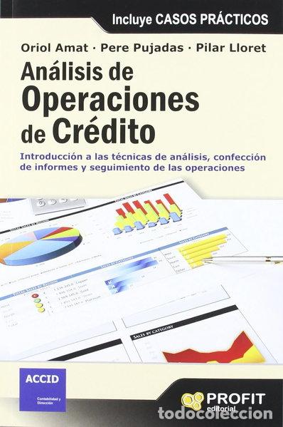 Libros: An&aacute;lisis de operaciones de cr&eacute;dito- 9788415330745