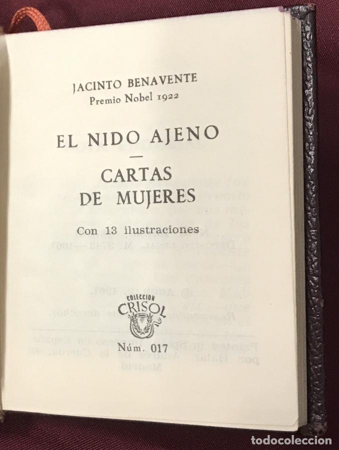 Libros: El Nido Ajeno. Carta de Mujeres - Benavente, Jacinto