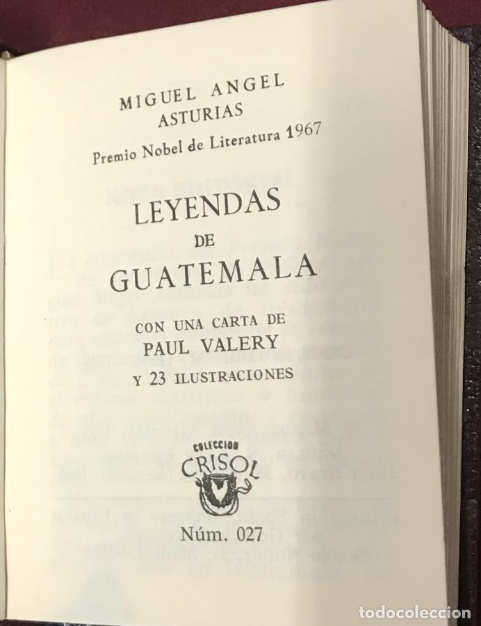 Libros: Leyendas de Guatemala con una carta de Paul Valery - Asturias, Miguel Angel