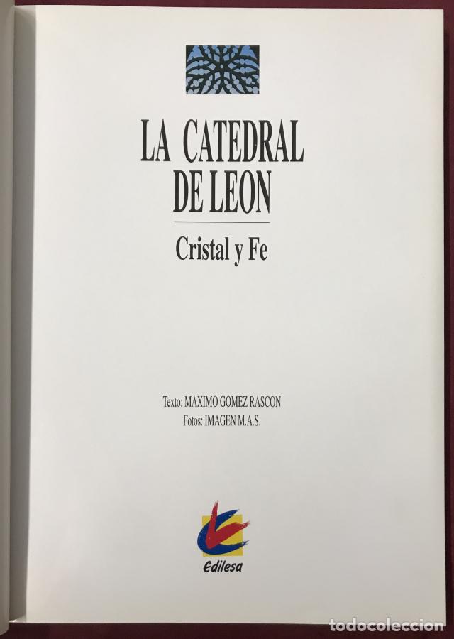 Libros: La catedral de Le&oacute;n: Cristal y Fe - G&oacute;mez Rasc&oacute;n, M&aacute;ximo - Foto 3