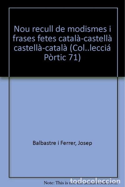 Libros: Nou recull de modismes i frases fetes- 9788473060875