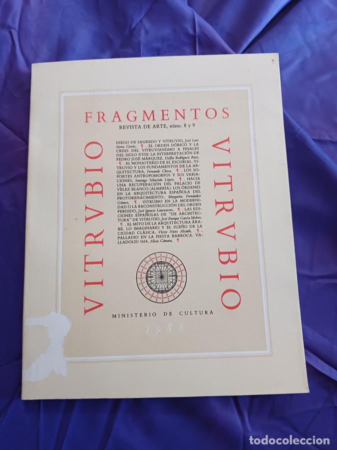 books: Fragmentos. Revista de arte, n&uacute;ms. 8 y 9. Vitrubio -