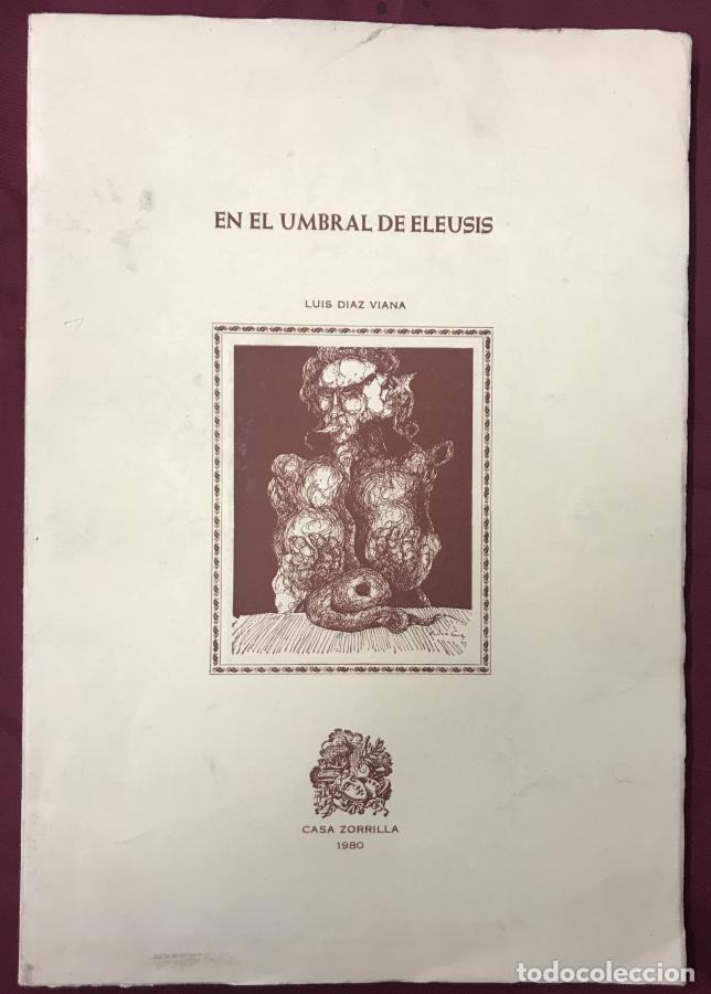 books: En el umbral de Eleusis - D&iacute;az Viana, Luis