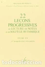 books: 22 Le&ccedil;ons progressives de lecture de notes- 9790043038528