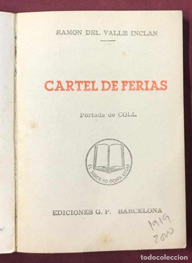 Libros: Cartel de Feria. Portada de Coll - Del Valle Incl&aacute;n, Ram&oacute;n - Foto 2