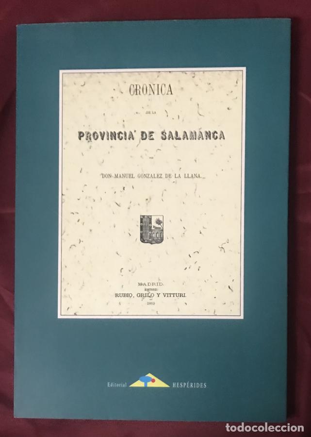 Libros: Cr&oacute;nica de la provincia de Salamanca - Gonz&aacute;lez de la Llana, Manuel