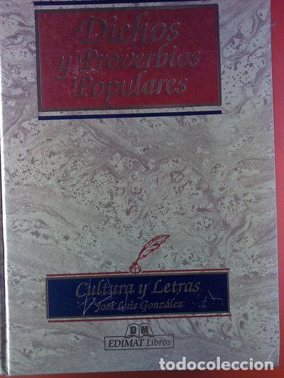 Libros: Dichos y proverbios populares- 9788484033165