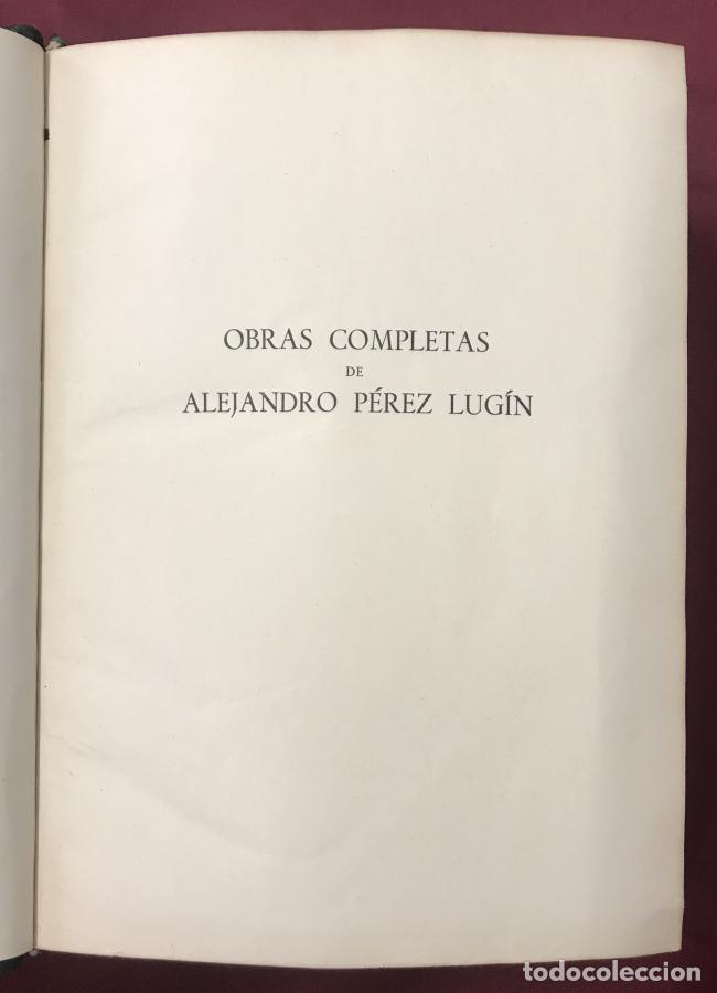 Libros: Obras completas de Alejandro Perez Lugin -