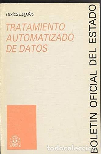 Libros: Tratamiento automatizado de datos- 9788434006225