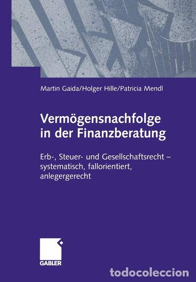Libros: Verm&ouml;gensnachfolge in der Finanzberatung- 9783322869449