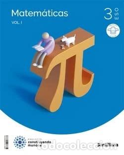 Libros: Matem&aacute;ticas Acad&eacute;micas 3&ordm; ESO Mochila Ligera Construyendo Mundos- 9788468058733