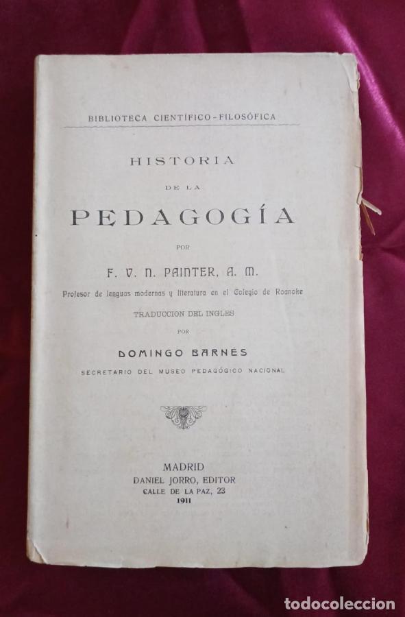 Libri di seconda mano: Historia de la pedagog&iacute;a - Painter, F. V. N.
