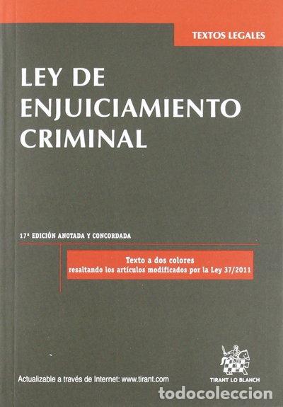 Libros: Ley de Enjuiciamiento Criminal- 9788490044193