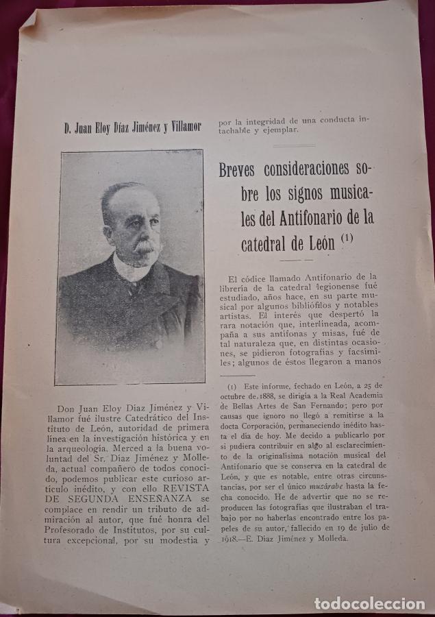 Livres: Breves consideraciones sobre los signos musicales del Antifonario de la catedral de Le&oacute;n - Eloy D&iacute;az