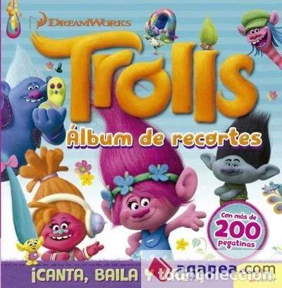 Libros: Trolls. &Aacute;lbum de recortes- 9788408161554