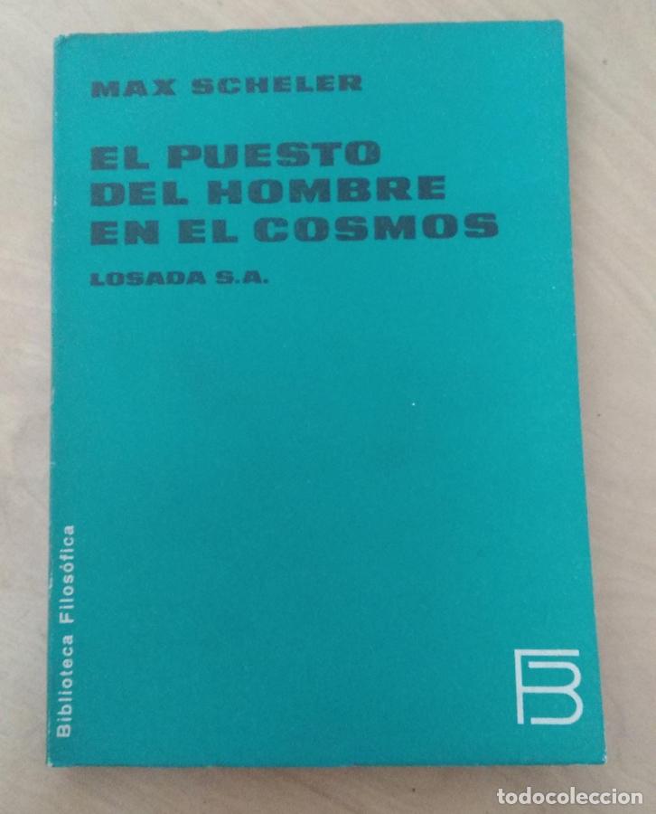 Libros: El puesto del hombre en el cosmos - Scheler, Max
