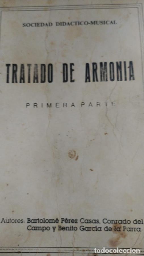 B&uuml;cher: Tratado de armon&iacute;a. Primera parte - Perez Casas, Bartolome; Del Campo Conrado ; Garcia de la Parr