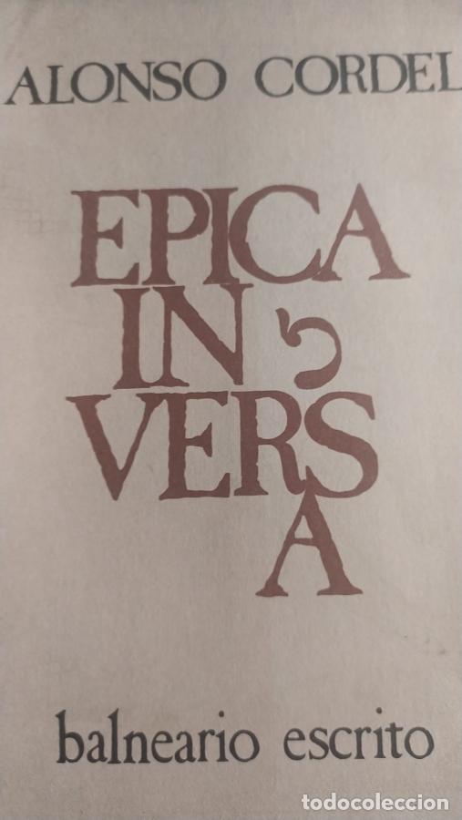 Libros: &Eacute;pica Inversa - Cordel, Alonso