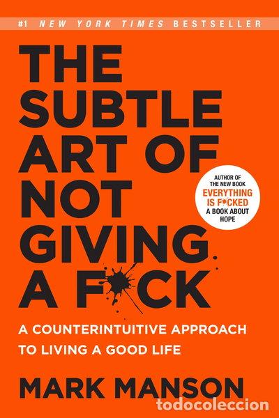 Livros em segunda m&atilde;o: The Subtle Art of Not Giving a F*ck- 9780062641540