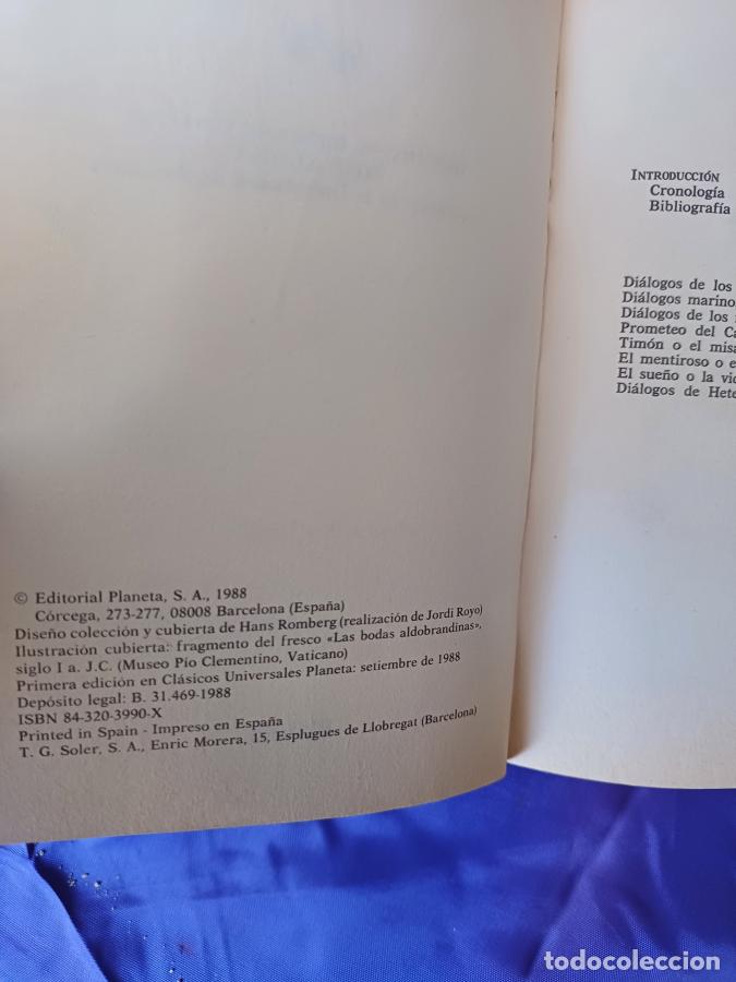 Libros: Di&aacute;logos - Luciano de Sam&oacute;sata - Foto 2