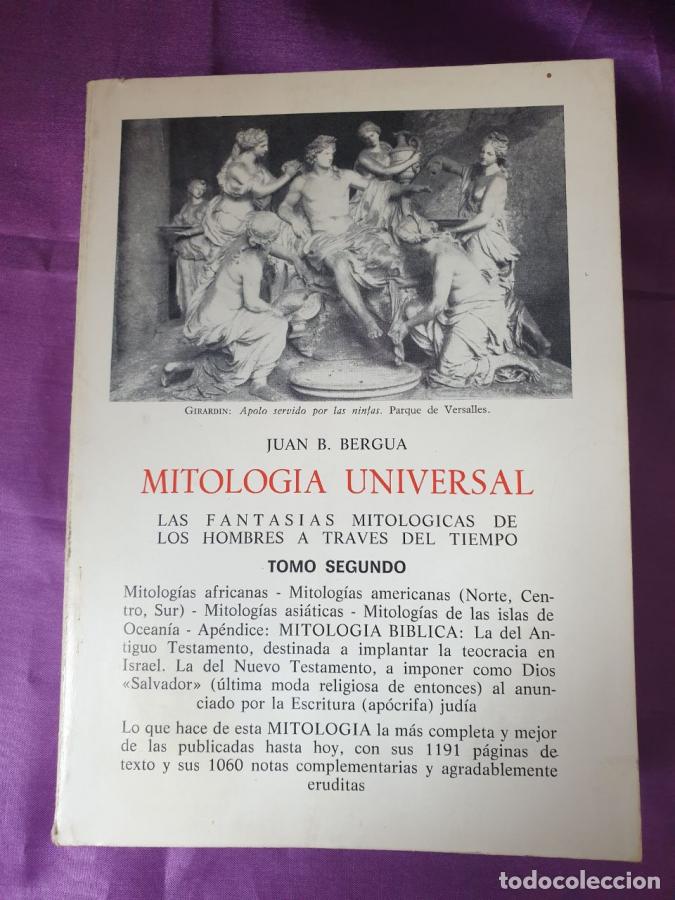 Libros: Mitolog&iacute;a Universal. Las fantas&iacute;as mitol&oacute;gicas de los hombres a trav&eacute;s del tiempo. TOMO II - Bergua,