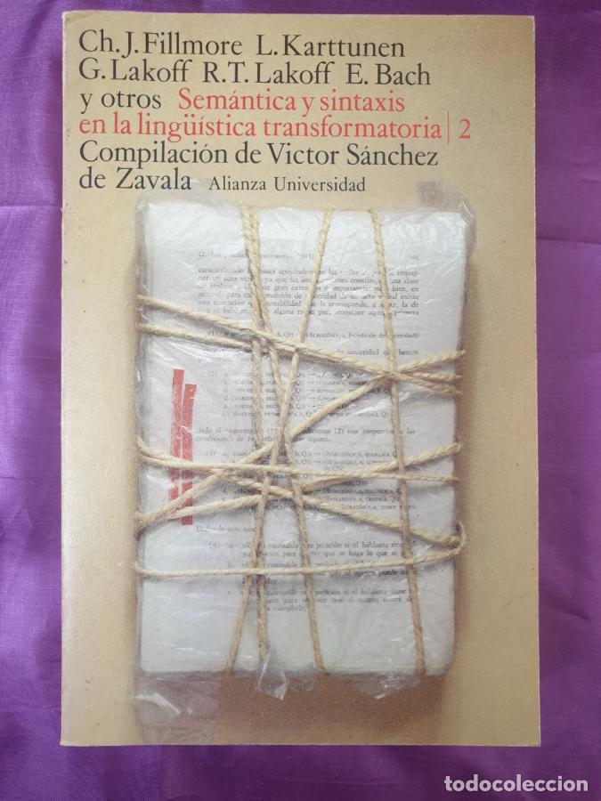 Libros: SEMANTICA Y SINTAXIS EN LA LINGUISTICA TRANFORMATORIA / 2 - VVAA