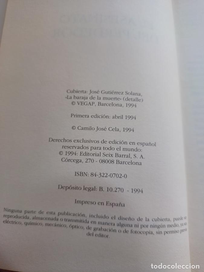 Libros: El asesinato del perdedor - Cela, Camilo Jos&eacute; - Foto 3