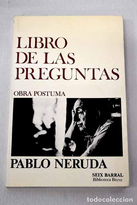 Livros em segunda m&atilde;o: Libro de las preguntas.- Neruda, Pablo