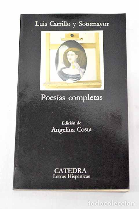 books: Poesias completas: Carrillo y Sotomayor, Luis.- Carrillo y Sotomayor, Luis