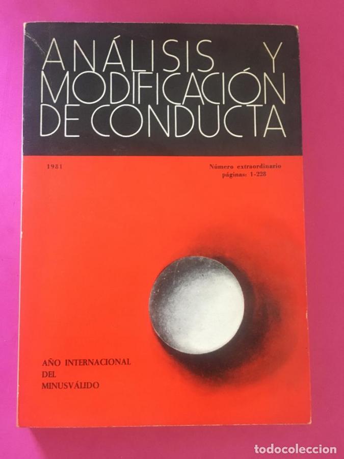 Libros: An&aacute;lisis y modificaci&oacute;n de conducta. A&ntilde;o internacional del minusv&aacute;lido - Pelechano, Vicente (directo